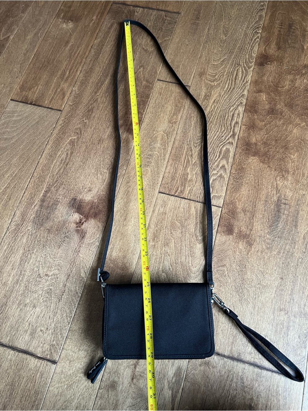 Vera Bradley Black Crossbody Wristlet Bag - Picture 7 of 10
